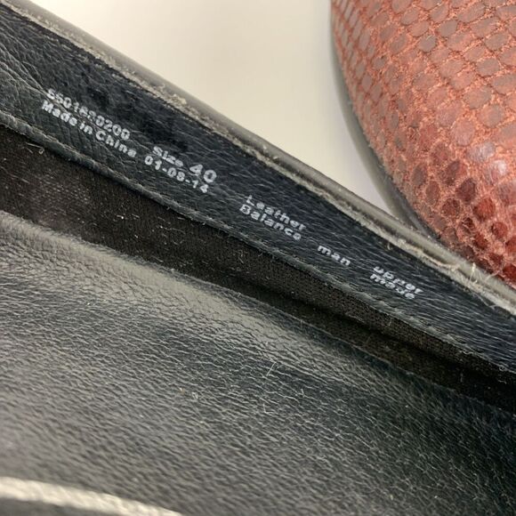 Dansko Olivia Loafer Slip On Wine Purple Leather Snakeskin Comfort Women 40 9.5 - Picture 14 of 14